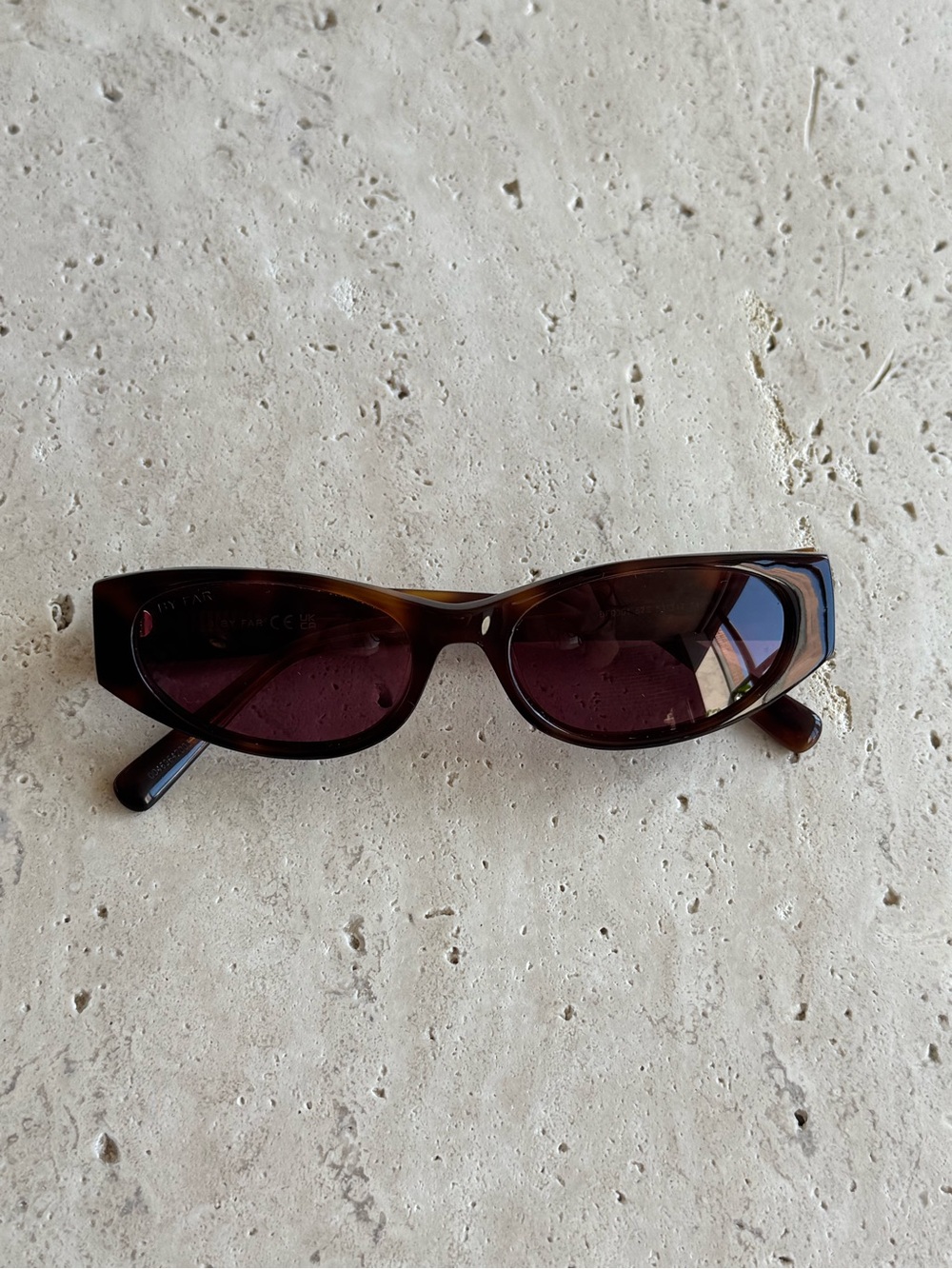BY FAR Tortoiseshell Rodeo Sunglasses - Picture 5 of 15
